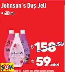 JOHNSON'S BABY DUŞ JELİ 400 ML